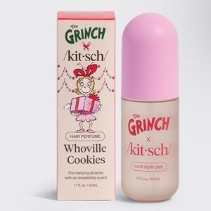 The Grinch x Kitsch Whoville Cookies hair perfume ❤️💚